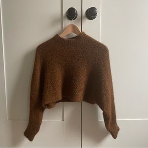 Wilfred Free alpaca/wool blend cropped sweater